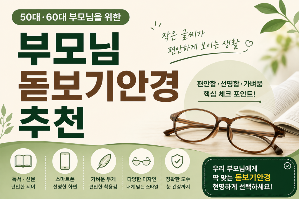 부모님 돋보기 안경 추천 썸네일