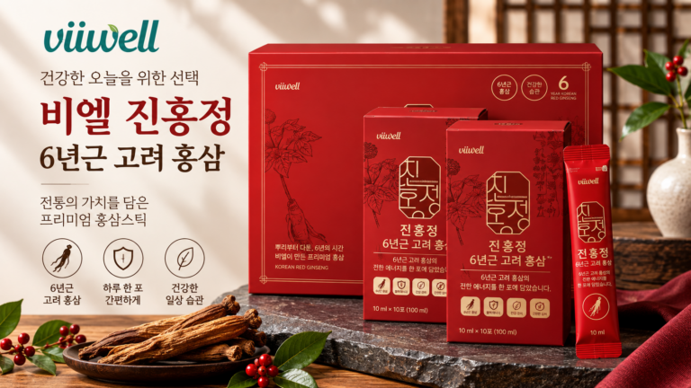 비엘 진홍정 6년근 고려 홍삼 30포 구성과 특징 알아보기